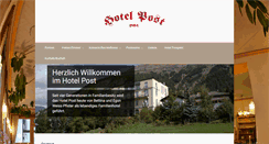Desktop Screenshot of hotelpost-pontresina.ch